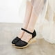thumbnail image 5 of Amzcrzy Zapatos de mujer,Zapatos de mujer,Zapatillas de mujer, Sandalias de mujer con tacón de cuña y hebilla de malla, informales Sandalias Mujer Zapatillas De Casa, 5 of 7
