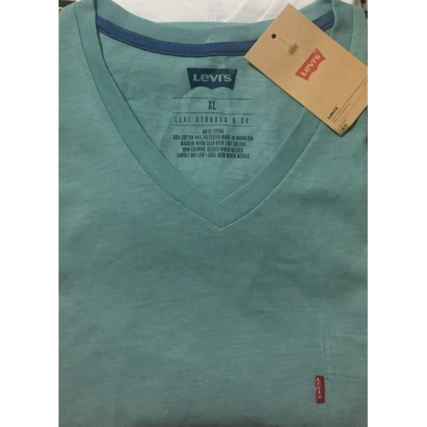 Levi's Men's Harper Pocket V-Neck T-Shirt , Reef Waters XL - NEW -  