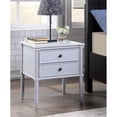 thumbnail image 4 of Comfort Pointe Ellison Dove Gray Wood 2-Drawer Coastal Style Nightstand, 4 of 11