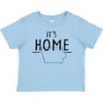 thumbnail image 3 of Inktastic It's Home- State of Iowa  Outline Distressed Text Boys or Girls Baby T-Shirt, 3 of 5