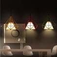 thumbnail image 4 of Industrial Lámpara de tejado de tejado Caja de Lámpara para Dormitorio, Sa de , Comedor - Jau Cubierta verde-bnca Colco Sombra de luz de pantalla vintage, 4 of 8