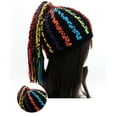 thumbnail image 2 of Sombrero de rastas de nuevo color, sombrero de lana tejido a mano, niños adultos, Hip Hop, Punk, Otoño Invierno, cálido (estilo adulto) Fridja  nalpqowj27243, 2 of 5