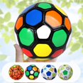 thumbnail image 3 of Eigraketly Balones de fútbol inflables de 6 pulgadas, pelota blanda de fútbol de PVC inflable para adultos y niños Ropa Deportiva, Zapatos No.2 Eigraketly OD016341-02, 3 of 6