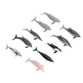 thumbnail image 4 of Modelo de delfín de simulación, 10 piezas de juguete modelo de delfín para niños, figuras de animales, juguetes de animales del océano, diseño exquisito, 4 of 8