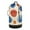 Blue Splashes Artistic Pattern, variant on 14.5x29.3in Laundry Backpack Bag with Drawstring & Adjustable Straps Heavy-Duty Wash Bag for Travel Storage Camping Blue Watercolor Floral Pattern