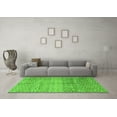 thumbnail image 3 of Ahgly Company Indoor Rectangle Abstract Green Modern Area Rugs, 2' x 5', 3 of 4
