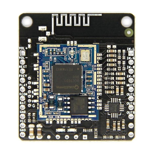 Qcc3031 Aptxhd Con entrada de audio Aux Música sin pérdida Hifi Bluetooth 5.0 Placa receptora Audio para automóvil, 4.5-5.5v