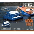 thumbnail image 2 of Intex Mega Chill II Inflatable Floating Cooler, 48" X 38", 2 of 2