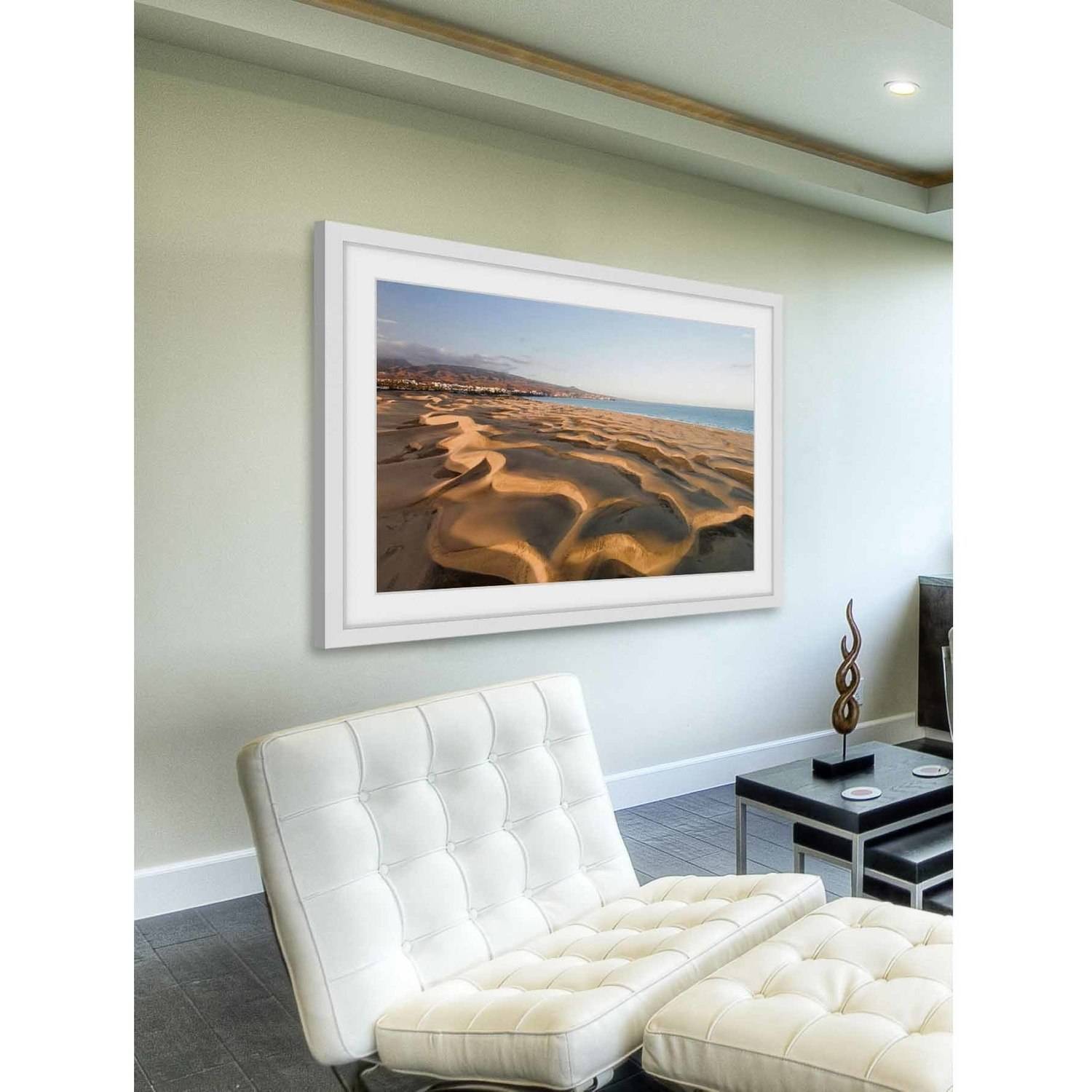 Marmont Hill "Waves in the Sand" by Karolis Janulis Framed Painting Print