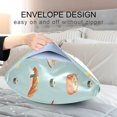thumbnail image 5 of Sushi Rolls Pattern Satin Pillowcase for Hair and Skin Silk Pillowcase, Standard Size(20x26 inches) - Slip Cooling Satin Pillow Covers with Envelope Closure（138） Home Decor Gifts, 5 of 7