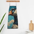 thumbnail image 5 of Bingfone Blue Watercolor Duck for Tie-up Apron, Unisex Waterproof and Stain-Resistant Bib Apron for Kitchen Garden Painting, 5 of 7
