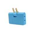 thumbnail image 1 of Convertidor de enchufe giratorio JINGXI de 3 vías, adaptador de CA plegable de 2 clavijas, delgado, para uso doméstico y de viaje, de 2500 W, para pared interior., 1 of 7