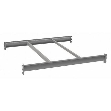Tennsco Shelf, 48 in D, 48 in W, Industrial Gray BPB-48-48