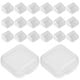 thumbnail image 1 of 100 unidades de pequeños contenedores de almacenamiento de plástico transparente, organizador de cuentas, estuches para tapones para los oídos, 1 of 8