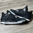 thumbnail image 3 of Ni - ke Jordan 4 Retro Black Canvas-Very Clean-Size 11.5, 3 of 5