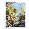 thumbnail image 3 of Designart 'Marble Path In Autumn Mountain' Traditional Framed Canvas Wall Art Print, 3 of 5