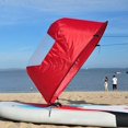 thumbnail image 4 of Paleta De Kayak Plegable Kayak plegable de 42 pulgadas con paleta de viento vela emergente con ventana transparente (rojo) Sywqhk Para Estrenar, 4 of 9