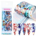 thumbnail image 3 of Pegatinas para uñas para decoración de uñas, pegatinas para uñas para mujeres, pegatinas para uñas, pegatinas para uñas, pegatinas clásicas de red roja para Navidad, copos de nieve, transferencia de u, 3 of 5