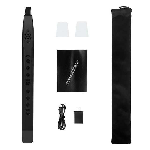 Saxophone Électronique avec 13 Tons 15 Vitesses de Sensibilité de Soufflage Réglable Écran à Affichage LED Ensemble d'Instruments à Vent Numériques