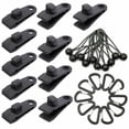 thumbnail image 1 of Clips para lona 30 pinzas de lona para exteriores, resistentes, con bloqueo, para carpas, sujetadore, 1 of 7
