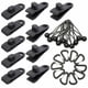 thumbnail image 1 of Clips para lona 30 pinzas de lona para exteriores, resistentes, con bloqueo, para carpas, sujetadore Meterk Clips para lona, 1 of 7