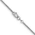 thumbnail image 4 of Leslie's 14K White Gold 1.6 mm Round Cable Chain (Weight: 3.78 Grams, Length: 20 Inches), 4 of 5