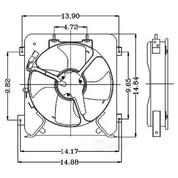 Engine Cooling Fan Assembly