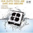 thumbnail image 3 of Black And White Baby Software Book, High Contrast Baby Feel Toy, 3 of 5