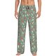 thumbnail image 1 of Balery Retro Hippie Groovy Mushroom Pantalones de pijama para hombre, pijama ultraligero, pantalón de descanso-3X-Large, 1 of 6
