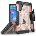 thumbnail image 1 of Tri Shield Rugged Cover + Hoslter Designed For Samsung Galaxy A13 5G Case Rose Gold/Black, 1 of 7