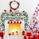 thumbnail image 4 of CaiYueKe 9 ft Flocked Snowflake Garland with Pinecones Berries Christmas Rattan Swag Artificial Greenery Winter Holiday Mantle Fireplace Staircase Doorway Decoration, 4 of 9