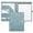 Blue, variant on Leather Padfolio Portfolio Binder Writing Notepad Planner Organizer