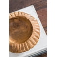 thumbnail image 5 of A&B Home Round Teak Wood Fluted Decorative Bowl 7.9" x 7.9" x 3.9", 5 of 10