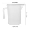 thumbnail image 2 of AURARMLET Liquid Measuring Jug Measuring Cup White Easy to Read 1Pack, 2 of 8