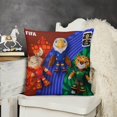 thumbnail image 3 of MapleFundas de almohada de terciopelo con tema, regalos de funda de almohada, decoración para el hogar, cojín de lanzar, regalo de cumpleaños para fans y parejas. 45cm x 45cm., 3 of 6