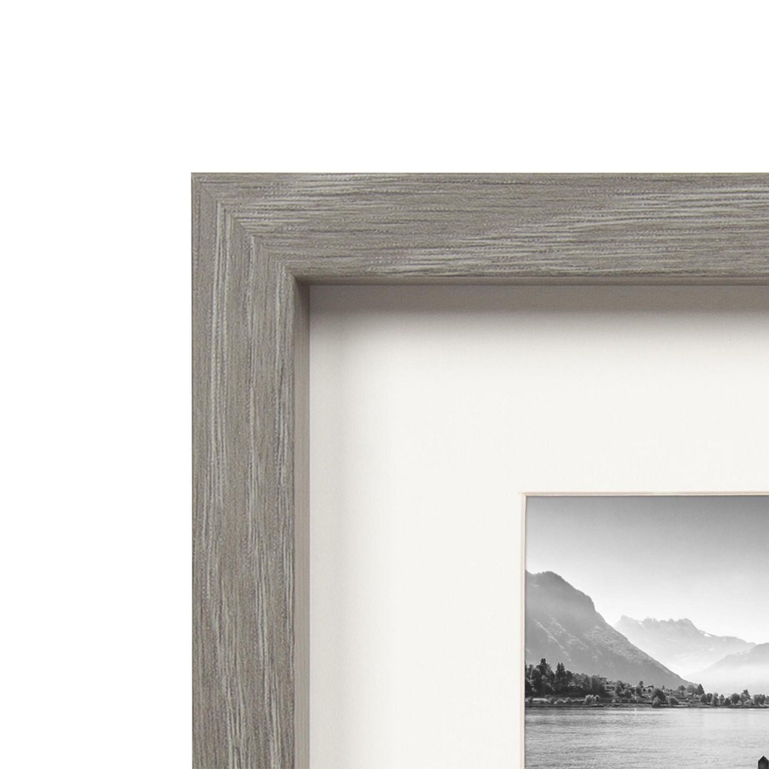 Macintyre Grey Picture Frame, 8"x10"/5"x7"