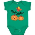 thumbnail image 3 of Inktastic Big Sister Pumpkins with Fall Leaves Girls Baby Bodysuit, 3 of 5