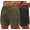 Army Green/Black, variant on COOFANDY Men's Workout Athletic Shorts 2 Pack 7" Active Gym Shorts with Pockets -