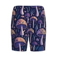 thumbnail image 5 of Fotbe Floral Hippie Mushrooms Pajama Shorts for Men, Men's Pajama Bottoms, Sleepwear,Short Pajama Pants-Large, 5 of 9