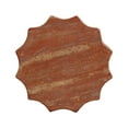 thumbnail image 5 of Turin Red Faux Sandstone Indoor / Outdoor Concrete Stool, 5 of 6