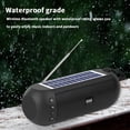 thumbnail image 6 of Portable Audio Stereo Speakers Solar Bluetooth Sound Rechargeable Intelligent EQ Sound Antimagnetic Antidryness Effect Large Volume HIFI Stereo Sound Large Capacity Battery for table desk, 6 of 7