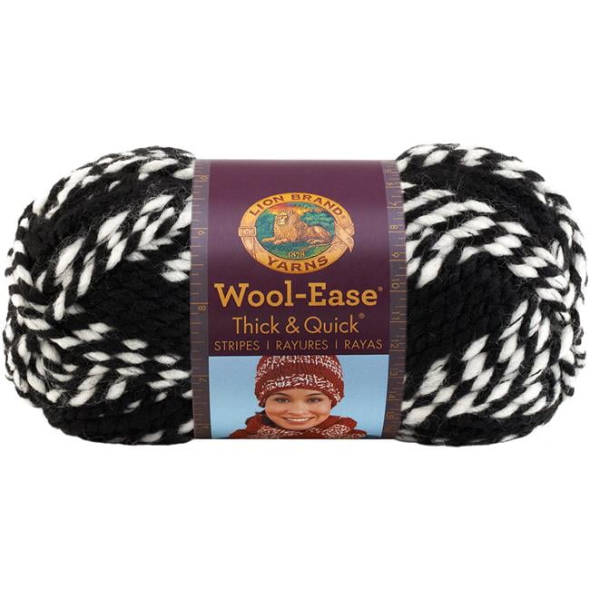 Lion Brand Yarns Wool Ease Thick & Quick Tigers Stripes Yarn, 1 Each