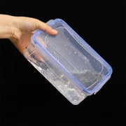 Yika Tupperware Kitchen Refrigerator Rectangular Food Container Microwave Heat Plastic Lunch Box Food Lunch Box Fruit Storage Sealed Box B