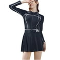 thumbnail image 2 of CEHVOM Women's Wetsuit Long Sleeve Jacket Neoprene Wetsuits With Front Zipper Wetsuits, 2 of 6