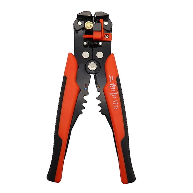 Pliers 5-in-1 Automatic Wire Stripper Cable Cutter Multitool Wire Stripping Tools Crimping Pliers Cable Crimper 0.2-6.0mm² ,Widely Compatible