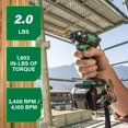 thumbnail image 2 of Metabo HPT 36V Cordless Compact Impact Driver Kit, WH36DC, 2 of 11