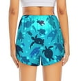 thumbnail image 4 of Fotbe World Turtle Day Womens High Waist Running Shorts Athletic Workout Quick Dry Shorts for Women with Pockets Gym Yoga Summer Shorts-X-Large, 4 of 9