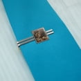 thumbnail image 2 of Beaver Being Busy Square Tie Bar Clip Clasp Tack- Silver or Gold, 2 of 5