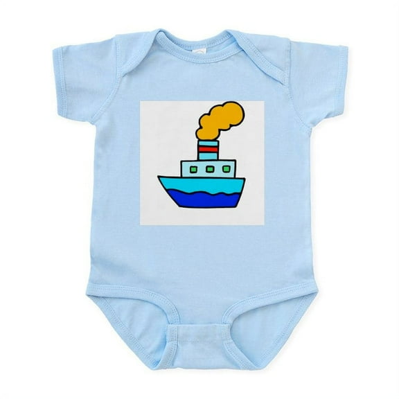 CafePress - Tugboat Infant Bodysuit - Baby Light Bodysuit, Size Newborn - 24 Months