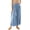 Blue, variant on Amazhiyu Womens Wide Leg Palazzo Pants Flowy High Waist Casual Lounge Sweatpants for Summer
